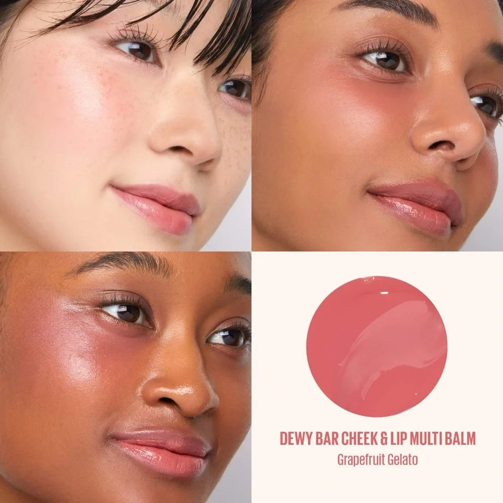 💝NEW KAJA DEWY BAR Grapefruit Gelato💝Cheek & Lip Multi Bar